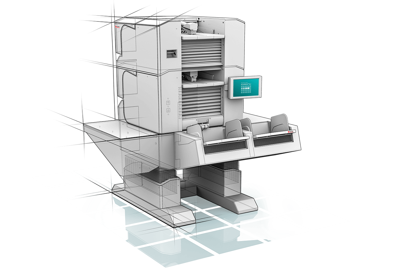 Escáner de producción InoTec SCAMAX 8x1